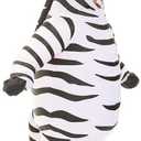 Inflatable Costume Adult Funny Blow up Halloween Costume Fancy Dress Cosplay Party Christmas Halloween Suit zebra