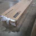 Rolanstar Bed Frame Full Size with Charging Station and LED Lights, Upholstered Headboard with Storage Shelves, Heavy Duty Metal Slats, No Box Spring Need, Noise Free, Easy Assembly, White