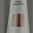 Aquasonic Vibe Series Ultra-Whitening Toothbrush  ADA Accepted Electric Toothbrush - 8 Brush Heads & Travel Case  40,000 VPM Motor & Wireless Charging - 4 Modes w Smart Timer  Satin Rose Gold