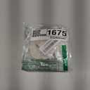 2 Packs Tub Stopper, Rubber Bathtub Stoppers Drain Plug with 15" Stainless Steel Beaded Chain, Premium Bathroom Plug Fit for 1.5" to 2" Kitchen Sink, Bathroom Bath tub, Drain Stopper, White