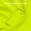 Magnetic for iPhone 15 Case, Compatible with MagSafe, [Screen Protector + Full Camera Protection], Silicone Shockproof Anti-Scratch Protective Phone Case for iPhone 15, Fluorescent Green