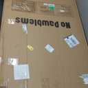 No Pawblems 55" Extra Tall Pet Gate for Cat/Dog, 29-40" Wide Auto Close Tall Dog Gate, 1.37" Ultra Narrow Spacing, NO Drilling Pressure Mounted for Doorways/Hallways, White