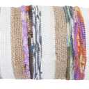 14x36 Inches Geometric Cotton Blend Throw Pillow Covers For Home Decor | Eclectic Boho Cushion Covers For Throw Pillows | Perfect For Living Room Couch & Bedroom Decorations | White/Tan