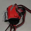 Service Dog Vest Harness and Leash Set+10 Patches,No Pull&Adjustable Reflective Dog Harness with Soft Padded Handle for Training/Everyday,Fit Small/Medium/Large/Extra-Large Dogs (Red S)