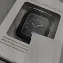 Bisikor 2 in 1 Metal Case Compatible with Apple Watch Series 9/8/7 45mm Case, Rugged Protective Bumper with Shockproof Silicone Cover for iWatch 45mm (Black)