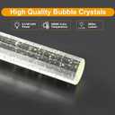 1 Light Pendant Lights Kitchen Island, Black Modern Crystal Pendant Light Fixtures Suitable for Kitchen, Restaurants, Dining Room, Bedrooms