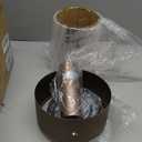 Modern Pendant Light Kitchen Island, 7.3" Mini Hanging Lamp Over Sink, Adjustable Cord Chandelier Ceiling Lighting Fixtures with Amber Glass Lampshade