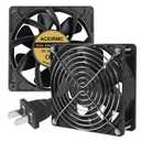 2pcs EC Case Fan 120mm x 38mm Ball Bearing AC 110V 115V 120V 220V 240V Brushless Cooling Fan
