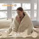 Homelike Moment Queen Comforter Set with Sheets, 7 Piece Beige Comforter Set Queen Size, Full Size Bed in a Bag Lightweight and Machine Washable
