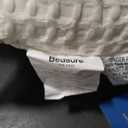 Bedsure Waffle Comforter Set Queen, Soft and Breathable Coconut White Bedding Comforter Set, 3 Pieces, 1 Waffle Weave Comforter (90"x90") and 2 Pillow Shams (20"x26"+2")