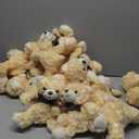 MorisMos 14Pcs Teddy Bears Bulk Baby Shower, 14inch Cute Teddy Bear Stuffed Animal Plush, Small Stuffed Bears on Centerpiece Baby Shower, Kids Party Favors, Brown