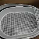 Jumbo Cat Litter Box with Sifting System Easy Clean 3-Tray Litter Box for Indoor Cats Extra Large, Durable & No-Mess Sifting Tray Ideal for Multiple Cats High Sides for Big Cats
