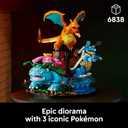 LEGO Pokmon Venusaur, Charizard and Blastoise - Building Set for Adults, Ages 18+ - Collectible Pokmon Figures - Gift Idea for Men & Women - 72153