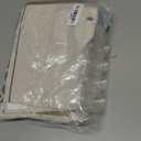 AmazerBath Boho Shower Curtain, Modern Farmhouse Shower Curtain Set with Tassels, Rustic Faux Linen Green Striped Shower Curtain with Hooks, Light Tan Toned, 72x72 Inches