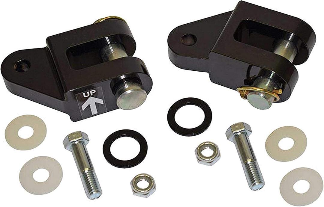 Blue Ox BX88358 Off-Road Adapter Kit | Fits 1" Pin | Steel Construction for Corrosion Resistance | Used to Flat-Tow Vehicle Behind a Motorhome | Made in USA
