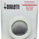 Bialetti Moka Express 6 Cup Replacement Filter and 3 Gaskets , White