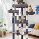 Taoqimiao Heavy-Duty Cat Tree, 71 in Cat Tower for Large Cats 20lbs+