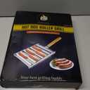 7 Roller Stainless Steel Hot Dog Roller Grill  Large Size for 6 Hot Dogs, Indoor & Outdoor Use, Perfect for Sausages, Kebabs and Hot Dogs. Dishwasher Safe