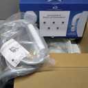 Bemis Assurance 3" Raised Toilet Seat with Handles and Bidet Attachment, Secure Hinges, Clean Shield Guard, Elongated, White