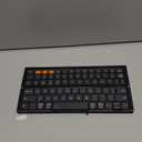 MEETION Foldable Bluetooth Keyboard with Touchpad, Tri-Folding Compact Box Portable Keyboard, Rechargeable Wireless Travel Keyboards with Trackpad for iPad Smartphone Laptop PC Windows iOS Mac Android