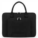 13-14 Inch Laptop Bag with Handle, Felt Laptop Carrying Case & Computer Bag with Multiple Pockets,Lightweight Felt Business Laptop Sleeve (Black) | soft