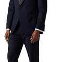 Alton Lane Mercantile Tuxedo Tailored Fit - Premium Quality Tuxedo for Men, Stylish and Elegant Formal Suit for Men, 46R