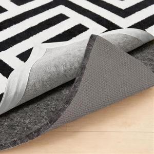 GORILLA GRIP Felt with Rubber Stay in Place Slip Resistant Rug Pad, 1/4 inch Thick, 8x10 FT Protective Padding Under Area Rugs, Cushioned Gripper Pads, Carpet Runners, Hardwood Floors Protection