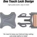 TSPRO Airtag Dog Collar with Airtag Holder Case, Lightweigh Dog Collar, Quick Release Buckle, Adjustable Breathable Durable, Ideal for Small Medium Large Dogs Walking and Training (Green Size 1)