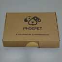 PHOEPET No Pull Dog Harness Reflective Adjustable Vest with a Training Handle, Name ID Pocket, 2 Metal Leash Hooks, 3 Snap Buckles [Easy to Put on & Take Off](M, Baby Blue)