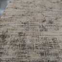 Lofus 8x10 Area Rug for Living Room, Gold Abstract Large Rugs with Non-Slip Backing, Neutral Modern Washable Carpet for Bedroom Dining Room Home Office Nursery Indoor