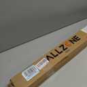 ALLZONE Tension Curtain Rod for Window, 83-123 Inches, Heavy Duty Curtain Rods No Drilling, Non-Slip Bathroom Shower Tension Rod, Renter Friendly, Adjustable, Spring Loaded, Extra Long, White