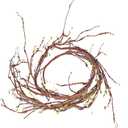 300cm/118in Wall Hanging Artificial Cherry Blossom Tree Branches Trunk Flexible Vines Twigs Rattan Liana Fake Plants For Home Wedding Garden Room X'mas Christmas Thanksgiving day Decoration
