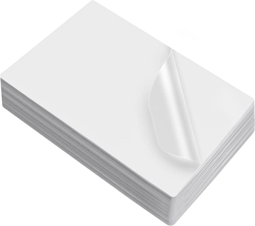 100 Pack Thermal Laminating Pouches 10 Mil Clear Laminating Sheets Plastic Laminating Paper Hot Glossy Laminator Pouches Office Laminating Supplies for Letter Photo Card ID Badge, 9 x 11.5 Inches