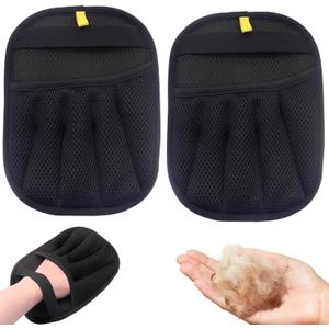 Pet Hair Removal Glove, Reusable Pet Hair Remover Glove, 2025 New Upgrade Efficient Grooming Gloves for Pet Hair, for Furniture, Carpet, Car Seat, Pet Grooming (2)