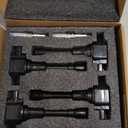 RARAYC Set of 4 Ignition Coil Pack & Spark Plugs Compatible with Nissan 2007-2019 Altima/ Rogue/ Sentra L4 Compatible with Infiniti FX50/ M56 V8 Replaces UF549 & 9029 Fix Misfire & Check Engine Light