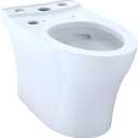 TOTO® Aquia® IV Elongated Universal Height Skirted Toilet Bowl with CEFIONTECT®, WASHLET®+ Ready, Cotton White - CT446CEFGNT40#01