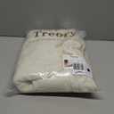 48 Inch Christmas Tree Skirt: Braided Cable Knit Tree Skirt for 7.5FT Tree, Cream White Tree Skirt, Vintage Tree Skirts, Rustic Farmhouse Christmas Decorations (Medium)