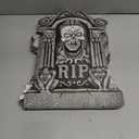 8 Pack Halloween Tombstones Yard Sign with Stakes, 16'' Graveyard Halloween Decorations Lawn Signs Decor, Waterproof Realistic Scary Skeleton RIP Gravestones Outdoor for Party