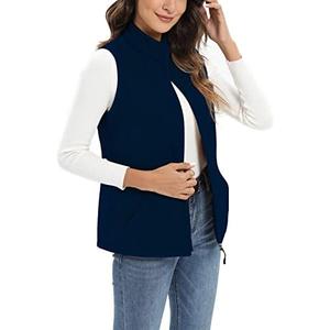 Xeoxarel Women's Fleece Vest with 6 Pockets (M )