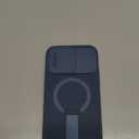 SURITCH for iPhone 14 Pro Max Case with Magnetic Camera Slide Cover and Adjustable Kickstand, Compatible with MagSafe, Shockproof Bumper Case Slim Protective Cover 6.7 Inch, Blue