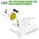 10L0L Golf Cart 48V Heavy Duty Forward & Reverse Switch Assembly for 1996-up Club Car DS Models OEM# 101753005