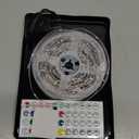 50 FT LED Lights For Bedroom, Music Synchronized RGB Color Changing LED Strip Lights, With 44 Key Infrared Remote Control and Application Control, Room Home Living Room Kitchen Decoration Party