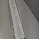 LazBlinds No Tools No Drill 1" Vinyl Mini Blinds, Cordless Blinds for Windows, Light Filtering Horizontal Window Blinds & Shades, 33" W x 64" H, White