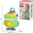 Dinosaur Busy Cube, Sensory Toys for Toddlers 1-3, Activity Cube Baby Travel Toy for Infant Baby 9-12-18 Months, First 1st Birthday Gifts for Boys Girls