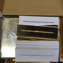 JOYIT Arch Wedding Table Numbers 1-30 with Stands – 5" X 7" Acrylic Mirrored Gold Table Number Holders, Perfect for Wedding Receptions, Parties, Anniversaries, and Events