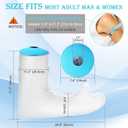 Asunby Cast Covers for Shower Arm Adult Waterproof, Reusable Full Cast Protector for Bandage, Hand, Wrist, Elbow, Soft Comfortable Showering Sleeve Bag to Keep Wounds Dry, After Surgery Gifts