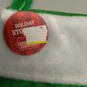 Fluffy Christmas stocking for Gifts, Green