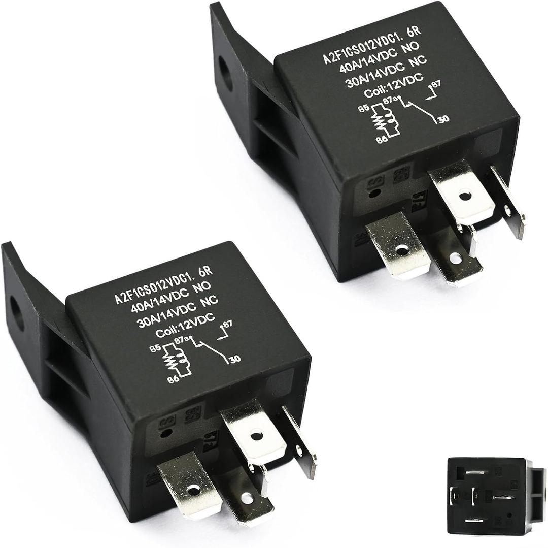 2 Pcs 1R1610, 1R1264 Multi Purpose Relay L4 V6 2.4L 2.7L 3.0L 3.5L Compatible with Chrysler Sebring 2001 2002 2003 2004 2005 2006 2007 2008, 40A 12V