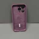 LOVE 3000 Designed for iPhone 15 Pro Case, Premium Silicone with [Soft Anti-Scratch Microfiber Lining] Shockproof Protective Phone Case for Men Women Girls 6.1", Lavender Purple