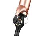 Large Curling Iron 2 Inch, Ceramic Long Barrel Hair Curling Wand, Hair Styling Tool, Dual Voltage, LCD Display, Black